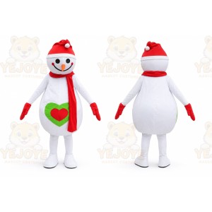 Snow Man Mascot Costume