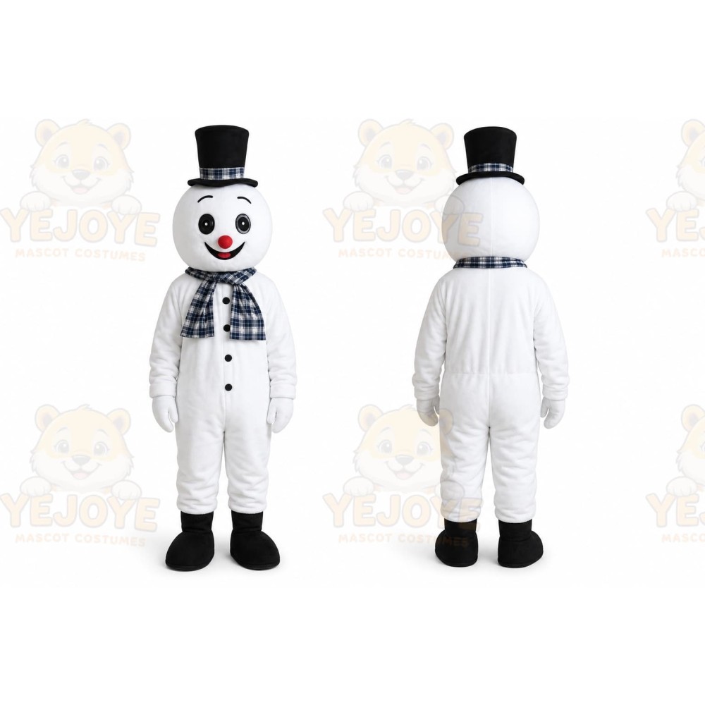 Snow Men Cartoon Mascot Costume
