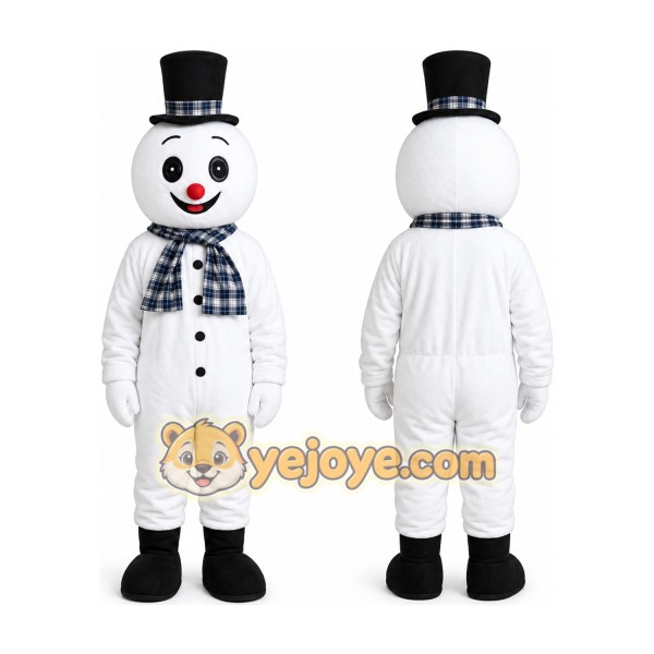 Snow Men Cartoon Mascot Costume