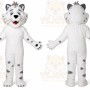 Snowball Kitty Cat Mascot Costume