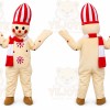 Snowman Cartoon Mascot Costume Adult
