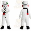 Snowman Cartoon Mascot Costume