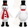 Snowman Father Christmas Mascot Costume