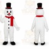 Snowman Mascot Costume Adult Cartoon Character