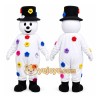 Snowman Mascot Costume Cartoon Character