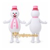 Snowman Mascot Costume for Adult
