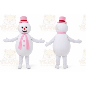 Snowman Mascot Costume for Adult