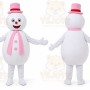 Snowman Mascot Costume for Adult