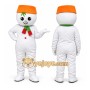 Snowman Mascot Costume Snowman Christmas Costume