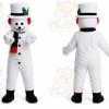 Snowman Policeman Mascot Costume