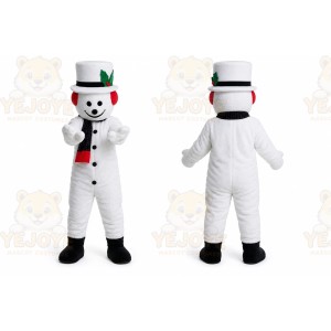 Snowman Policeman Mascot Costume