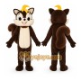 Brown Squirrel Mascot Costume