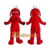 Big Red Dog Mascot Costume Big Red Dog Mascot Costume