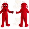 Big Red Dog Mascot Costume