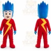 Speed Light Boy Kid Mascot Costume Cartoon Character