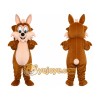 Brown Rabbit Mascot Costume Brown Rabbit Mascot Costume