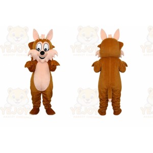 Big Tail Brown Squirrel Adult Mascot Costume