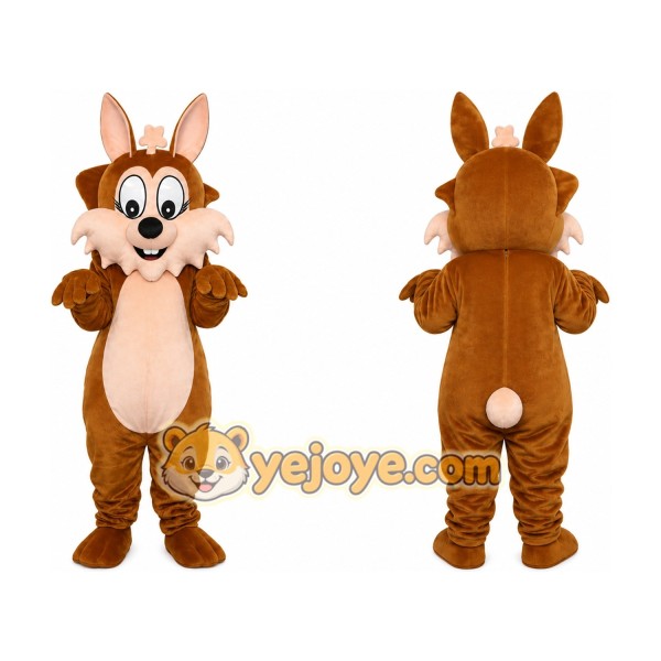 Brown Rabbit Mascot Costume