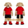 Sport Beige Dog Mascot Costume for Adult Sport Beige Dog Mascot Costume for Adult
