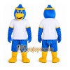 Blue Bird in Sports Outfit Mascot Costume Blue Bird in Sports Outfit Mascot Costume