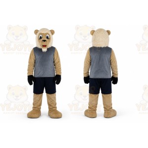 Sport Blue Eagle Hawk Mascot Costume