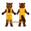 Sport Brown Beaver Mascot Costume for Adult
