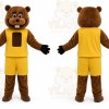 Sport Brown Beaver Mascot Costume for Adult