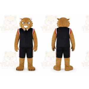 Sport Brown Horse Mascot Costume for Adult