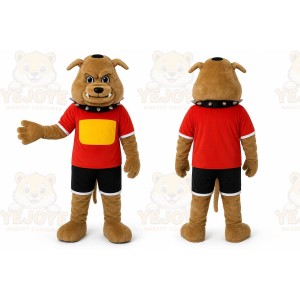 Sport Brown Leopard Mascot Costume for Adult