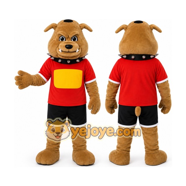 Bulldog Sports Player Mascot Costume