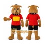 Bulldog Sports Player Mascot Costume