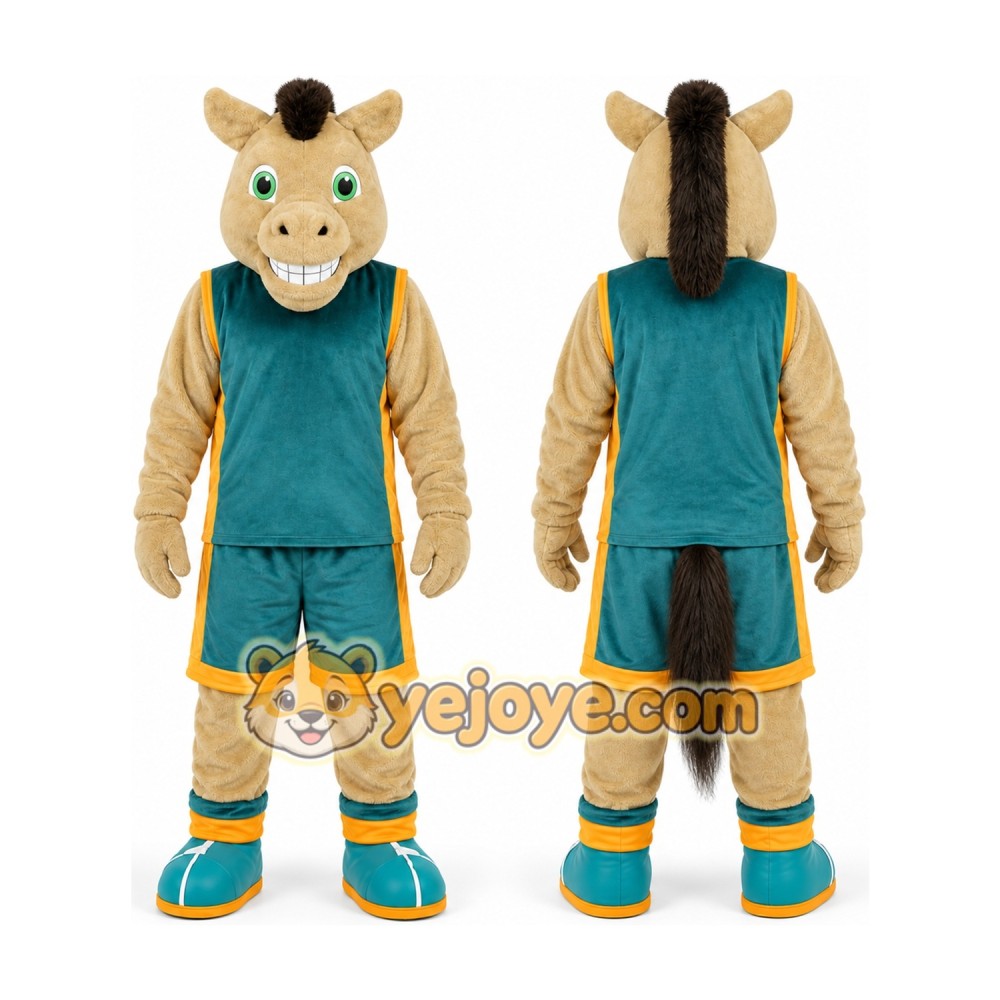 Horse Sports Player Mascot Costume