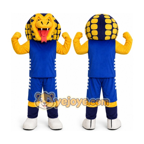 Cobra Sports Player Mascot Costume