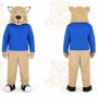Sport cat Tiger Leopard Mascot Costume