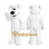 Big White Dog Adult Mascot Costume Big White Dog Adult Mascot Costume