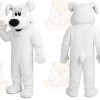 Big White Dog Adult Mascot Costume