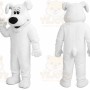 Big White Dog Adult Mascot Costume