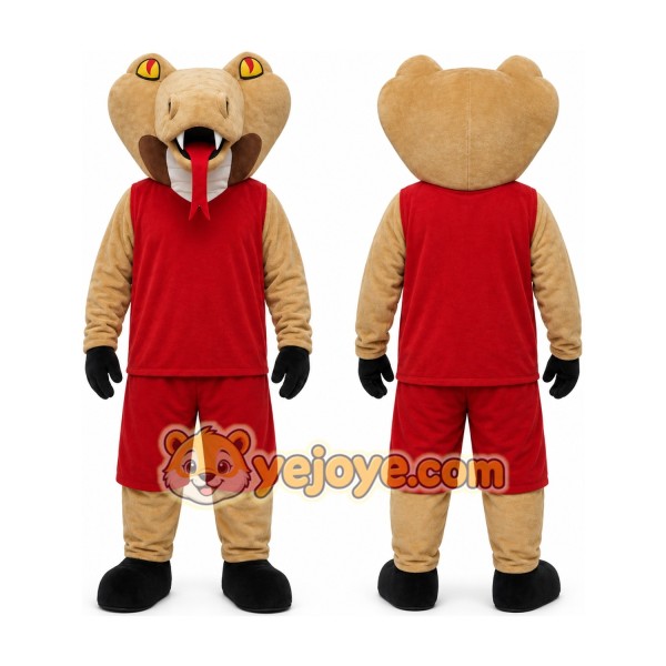 Tan Cobra Mascot Costume
