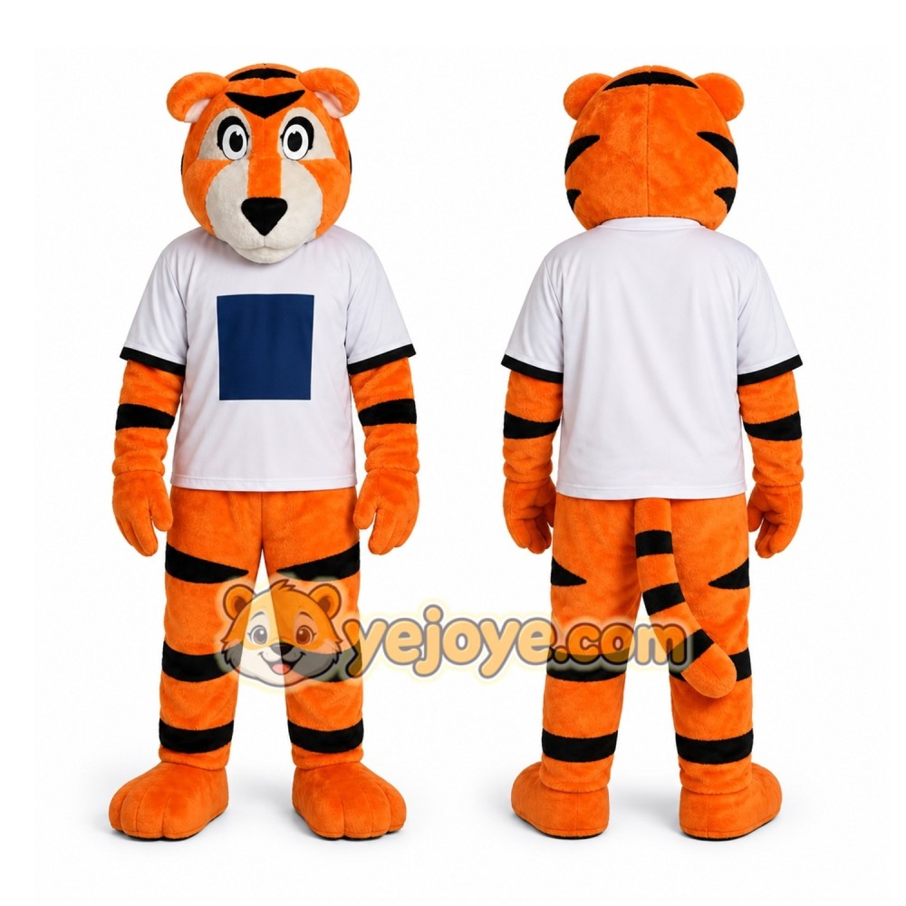 Tiger Sports Player Mascot Costume