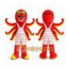 Red Octopus Mascot Costume