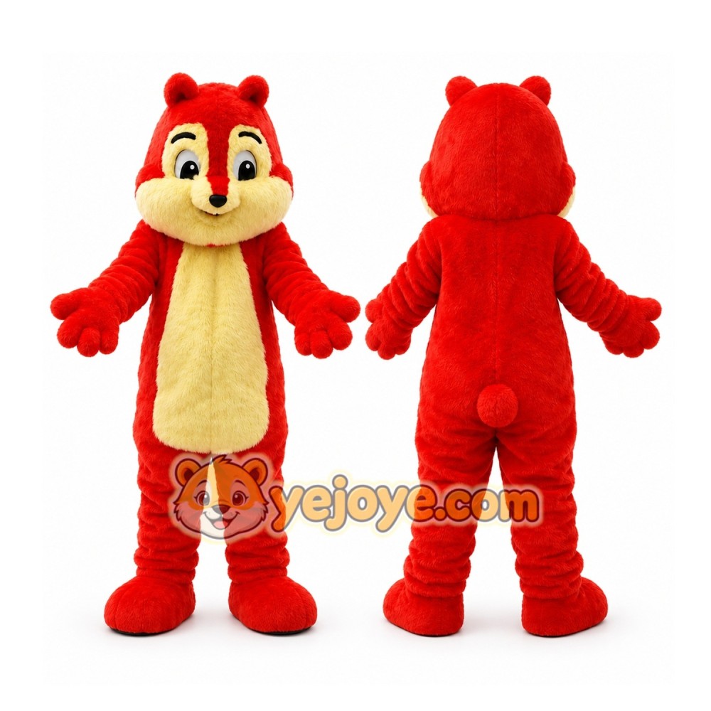 Squirrel Mascot Costume Suit Cosplay Party