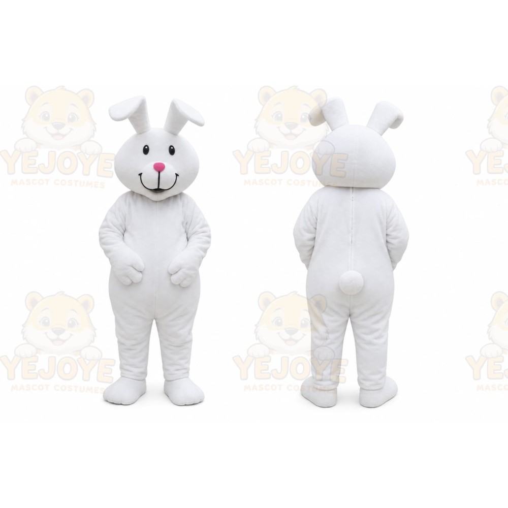 Big White Easter Bunny Bug Rabbit Mascot Costume