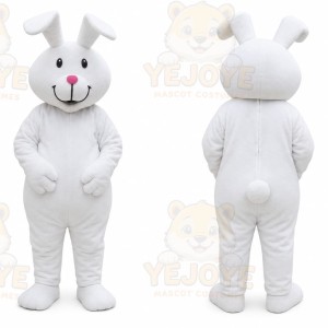 Big White Easter Bunny Bug Rabbit Mascot Costume
