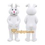 Big White Easter Bunny Bug Rabbit Mascot Costume