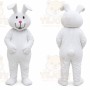 Big White Easter Bunny Bug Rabbit Mascot Costume