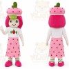 Strawberry Girl Mascot Costume