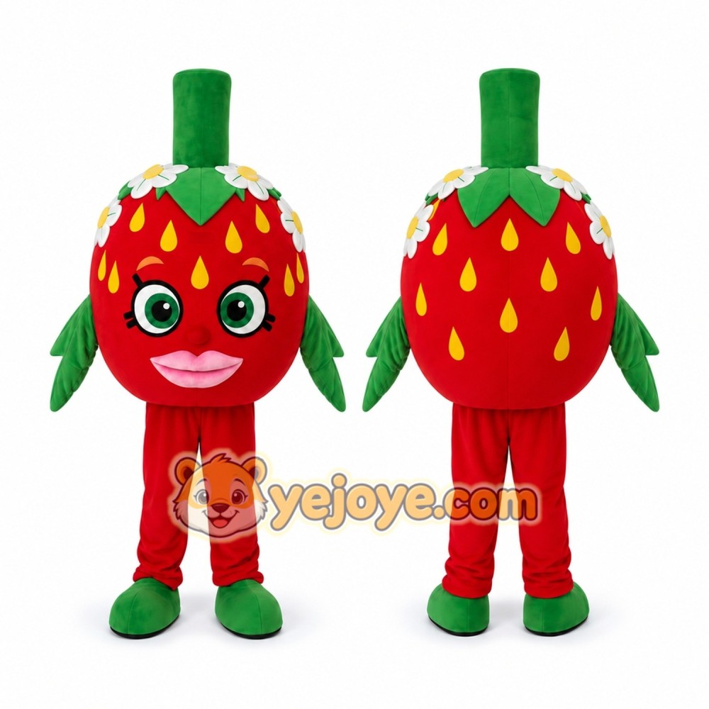 Strawberry Mascot Costume Adult Halloween Costume Strawberry Mascot Costume Adult Halloween Costume