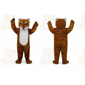 Striped Tiger Mascot Costume