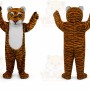 Striped Tiger Mascot Costume