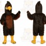Strong Brown Eagle Mascot Costume